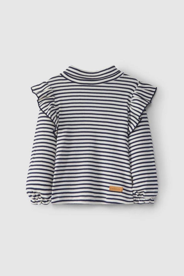 Laranjinha longsleeve met streepjes