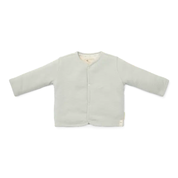 74. Little dutch Cardigan waffle Soft green maat 56