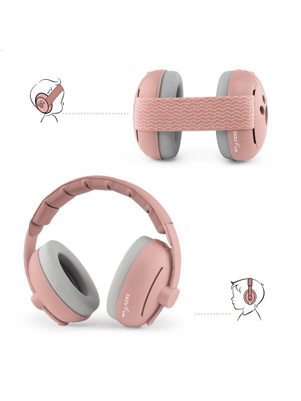 ZAZU - Earmufs Baby & Junior - Pink