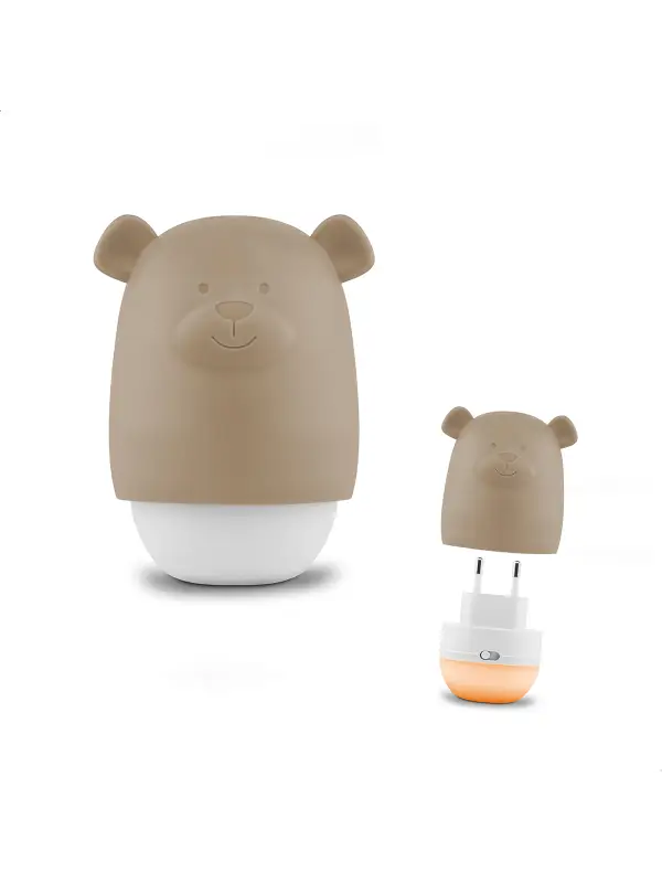119. ZAZU - Nightlight - Benny the bear - Taupe