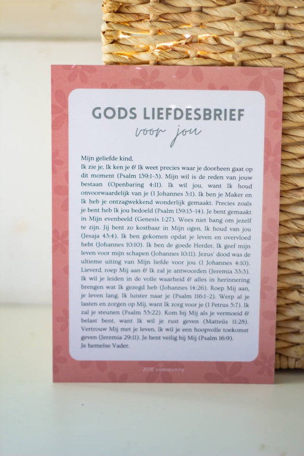 Gods liefdesbrief voor jou