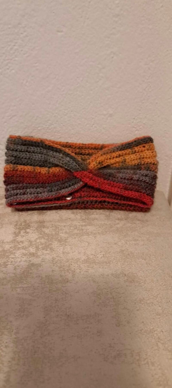 Dreieckstuch mit Loopschal und Stirnband