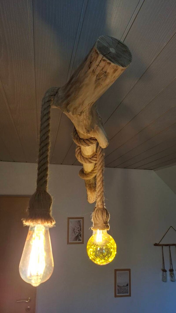 *Suspension en bois & corde – 100% artisanale*