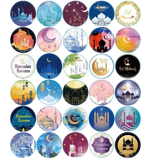 Ramadan & Eid stickers – 5 vellen, 150 stickers