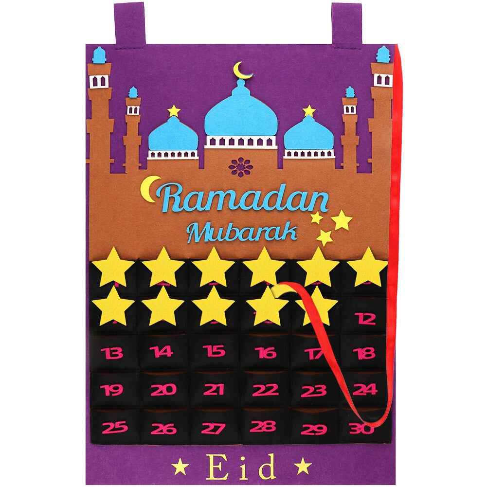 Ramadan-aftelkalender paars
