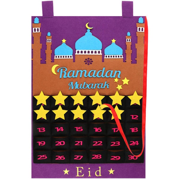 Ramadan-aftelkalender paars