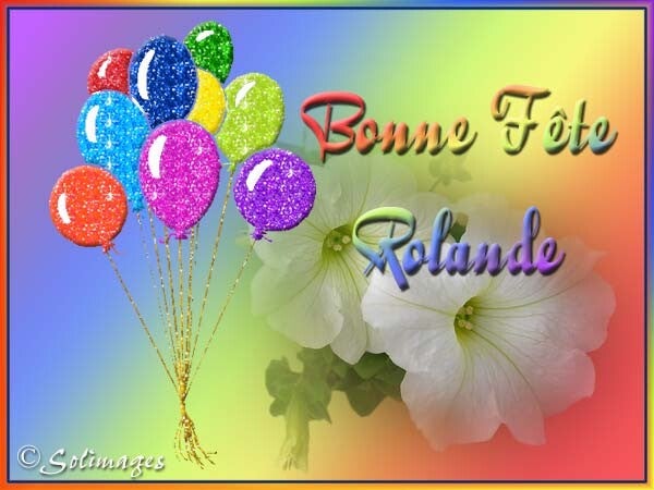 Rolande / Bonne fete prenoms / Cartes virtuelles | solimages
