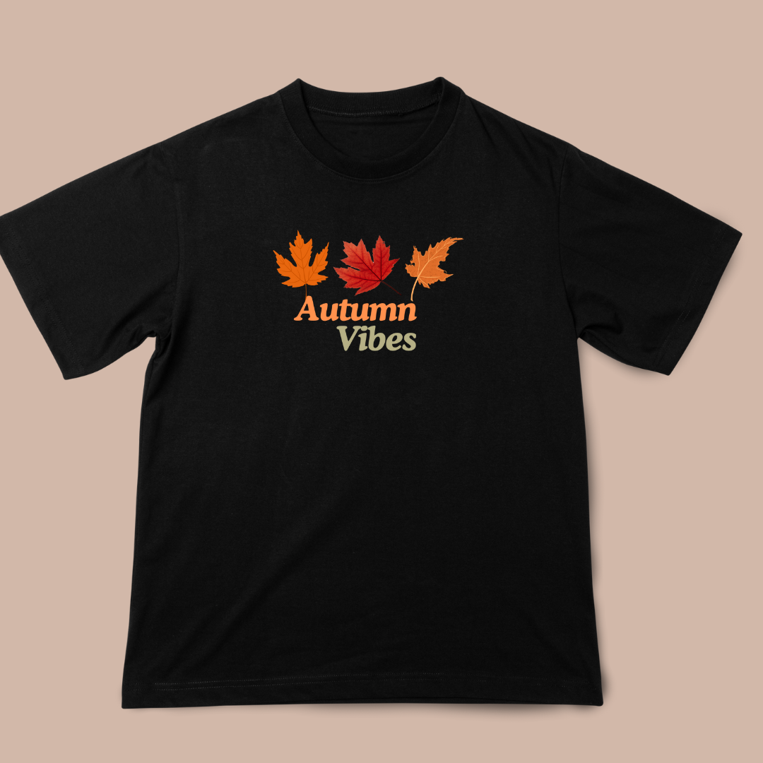 Autumn Leaves - Adult Printed T Shirt (Designs by Darcie)