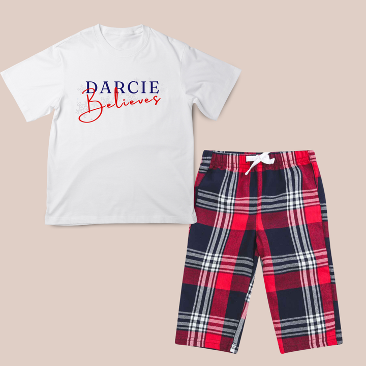 Christmas Believes - Infant Personalised Printed Pyjamas