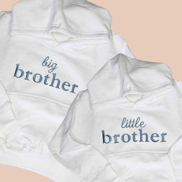 Big/Little Brother - Child Embroidered Sweater or Hoodie