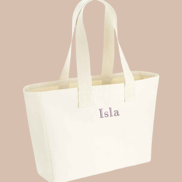 Personalised (6 Fonts) - Everyday Canvas Bag