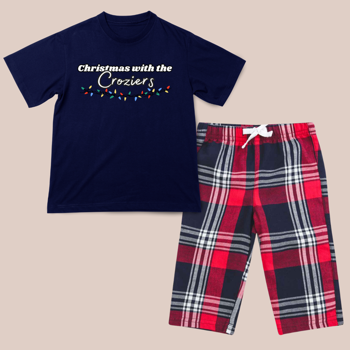 Christmas with the - Infant Personalised Printed Pyjamas