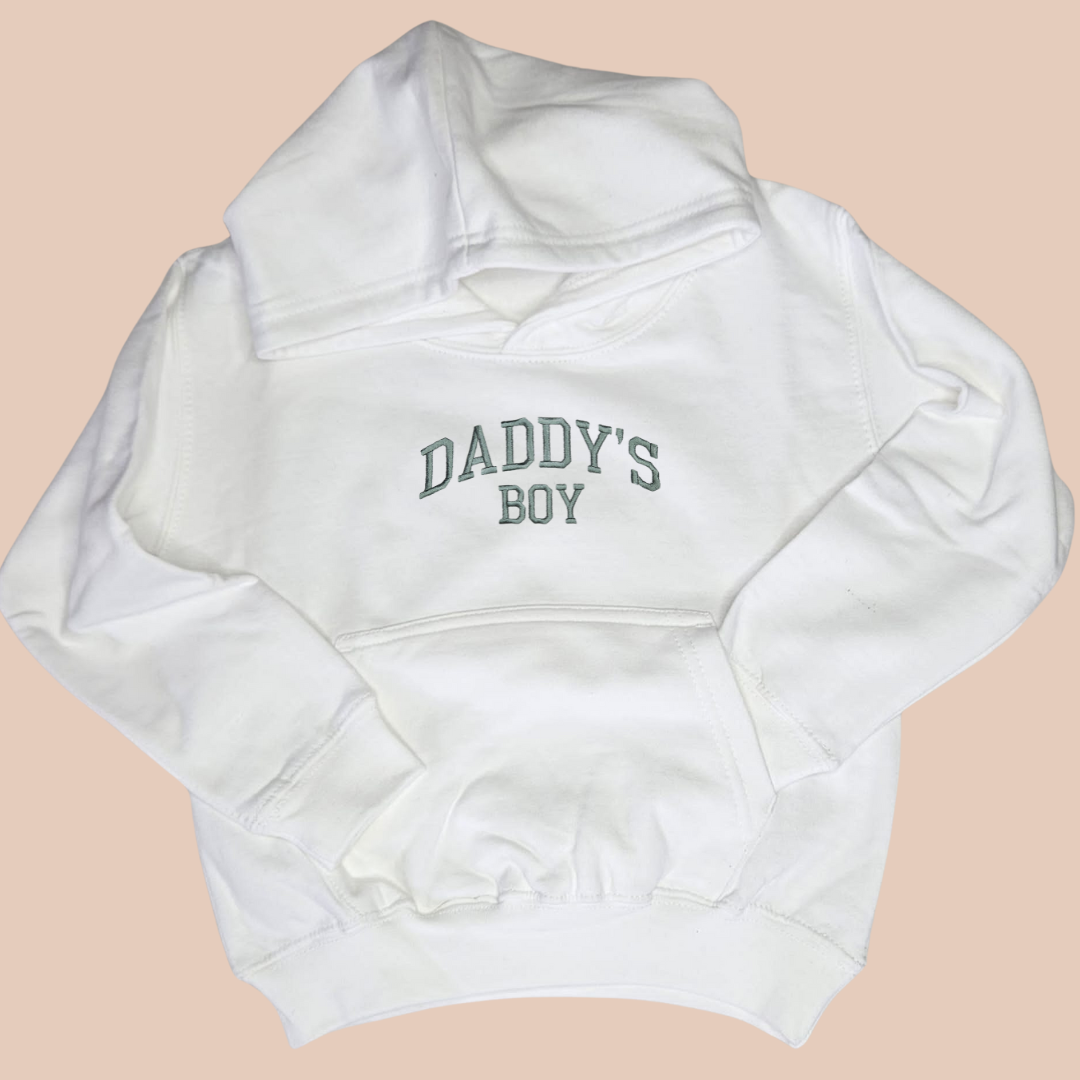 Daddy's Boy - Child Embroidered Sweater or Hoodie