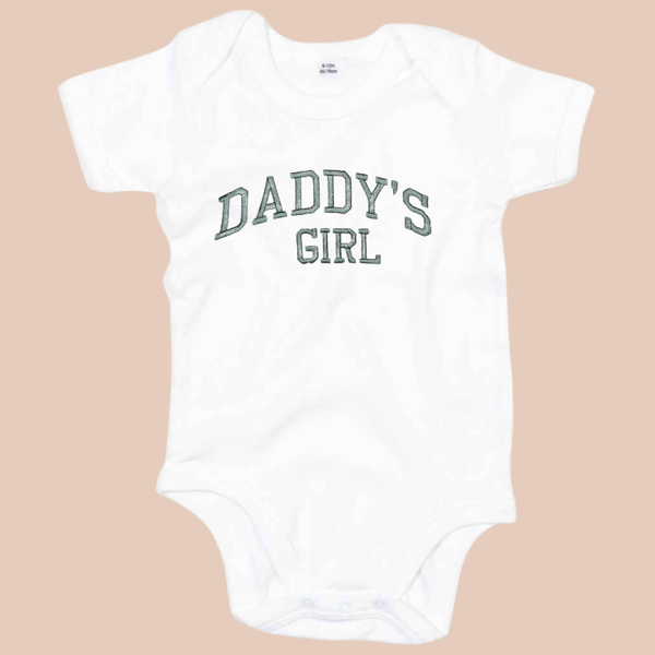 Daddy's Girl - Infant Embroidered T Shirt, Vest or Romper