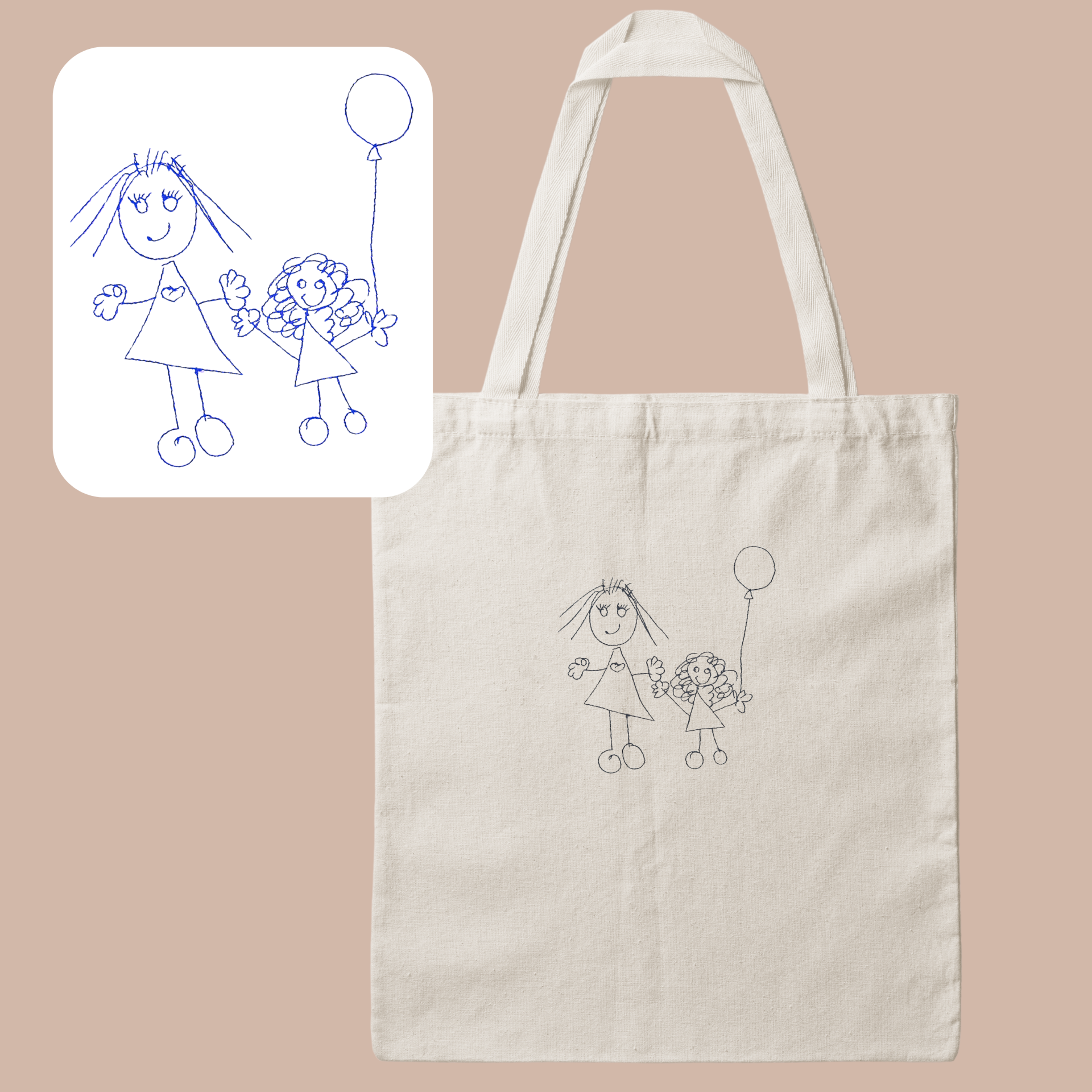Drawing or Handwritten message - Standard Tote Bag