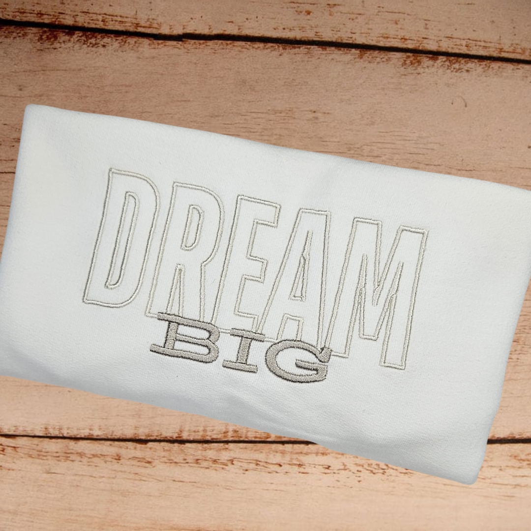 Dream Big - Child Embroidered T Shirt