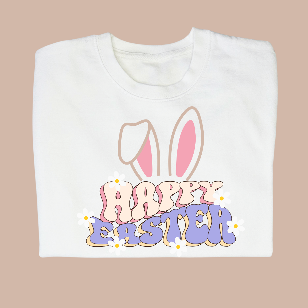 Happy Easter - Child Printed Easter Sweater or Hoodie