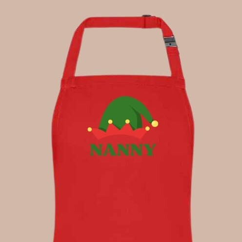 Nanny Elf - Adults Christmas Apron