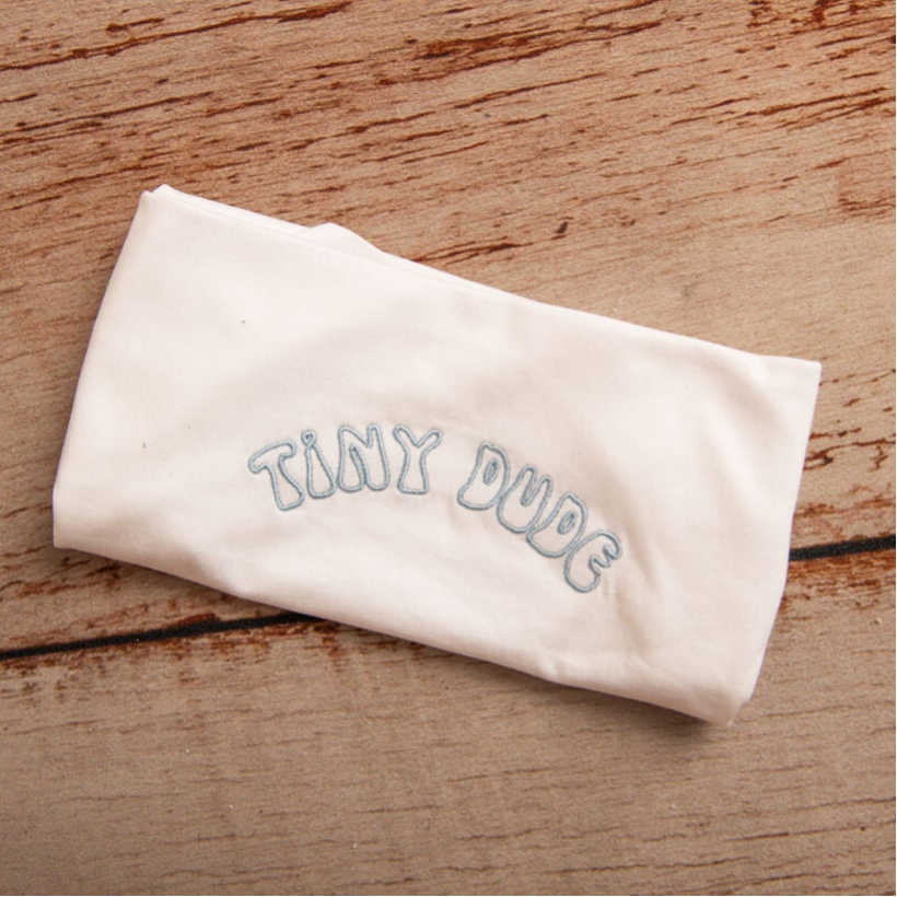 Tiny Dude - Child Embroidered T Shirt