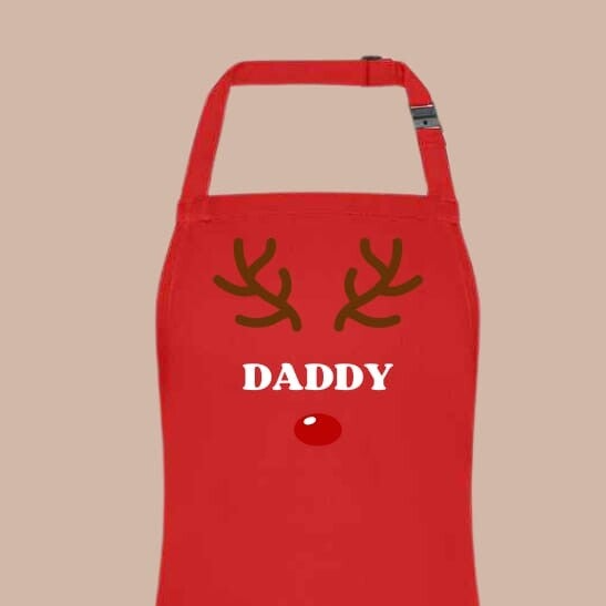 Daddy Reindeer - Adults Christmas Apron