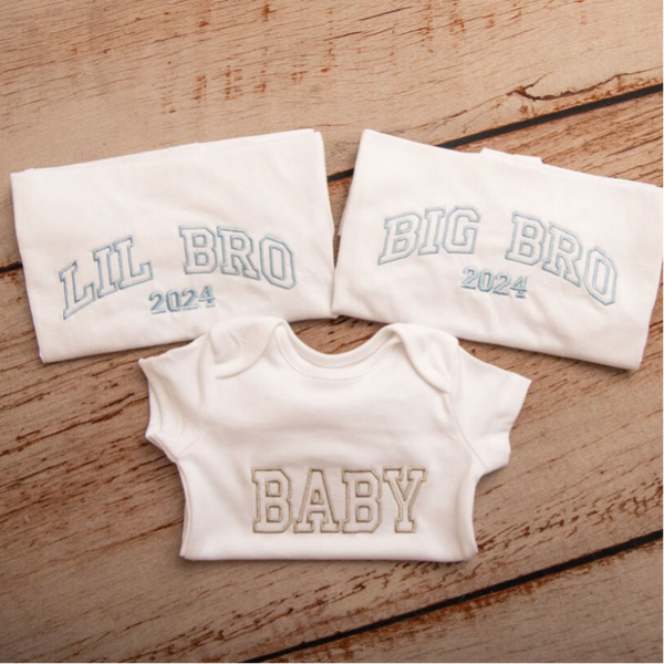 Big / Lil Bro - Child Embroidered T Shirt