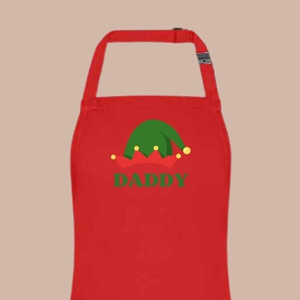 Daddy Elf - Adults Christmas Apron