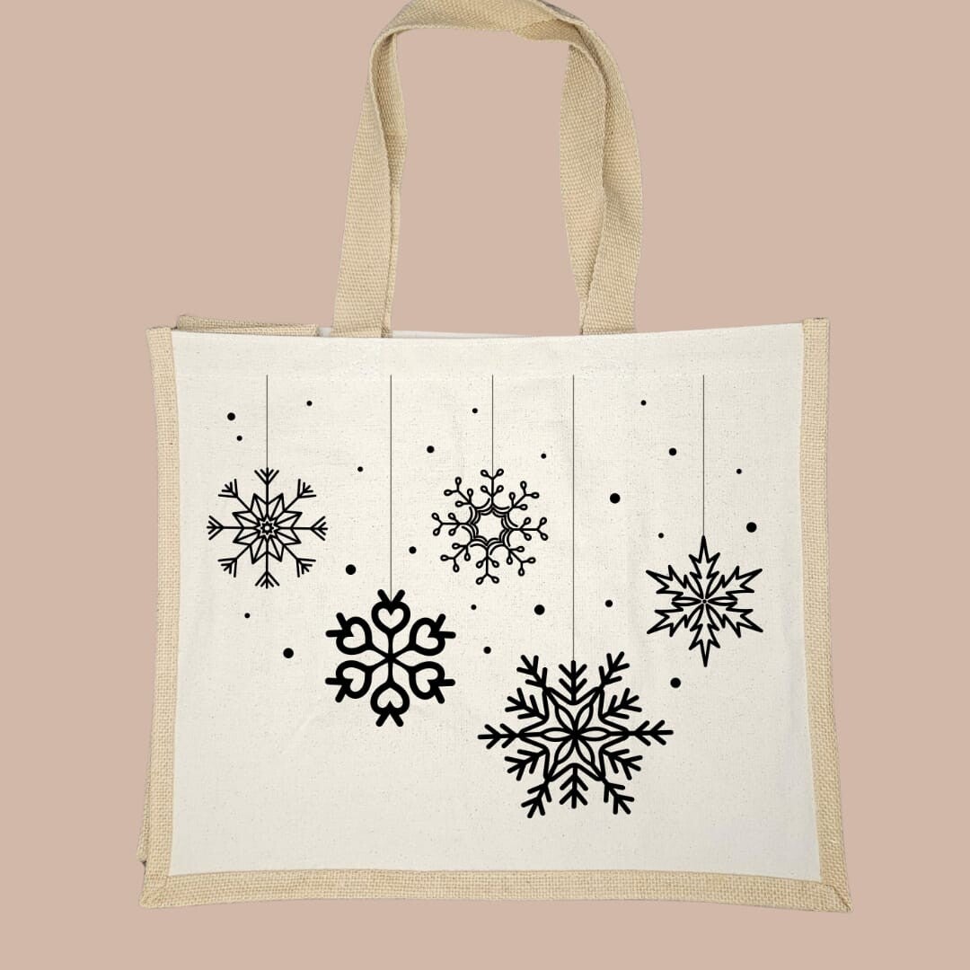 Snowflakes - Christmas bag