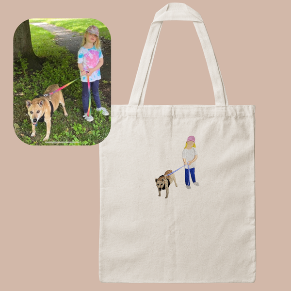 Pet Portrait Infill - Standard Tote Bag