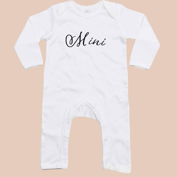 Mini - Infant Embroidered T Shirt, Vest or Romper