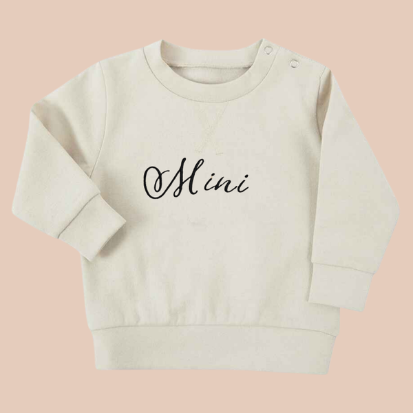 Mini - Infant Embroidered Sweater or Hoodie