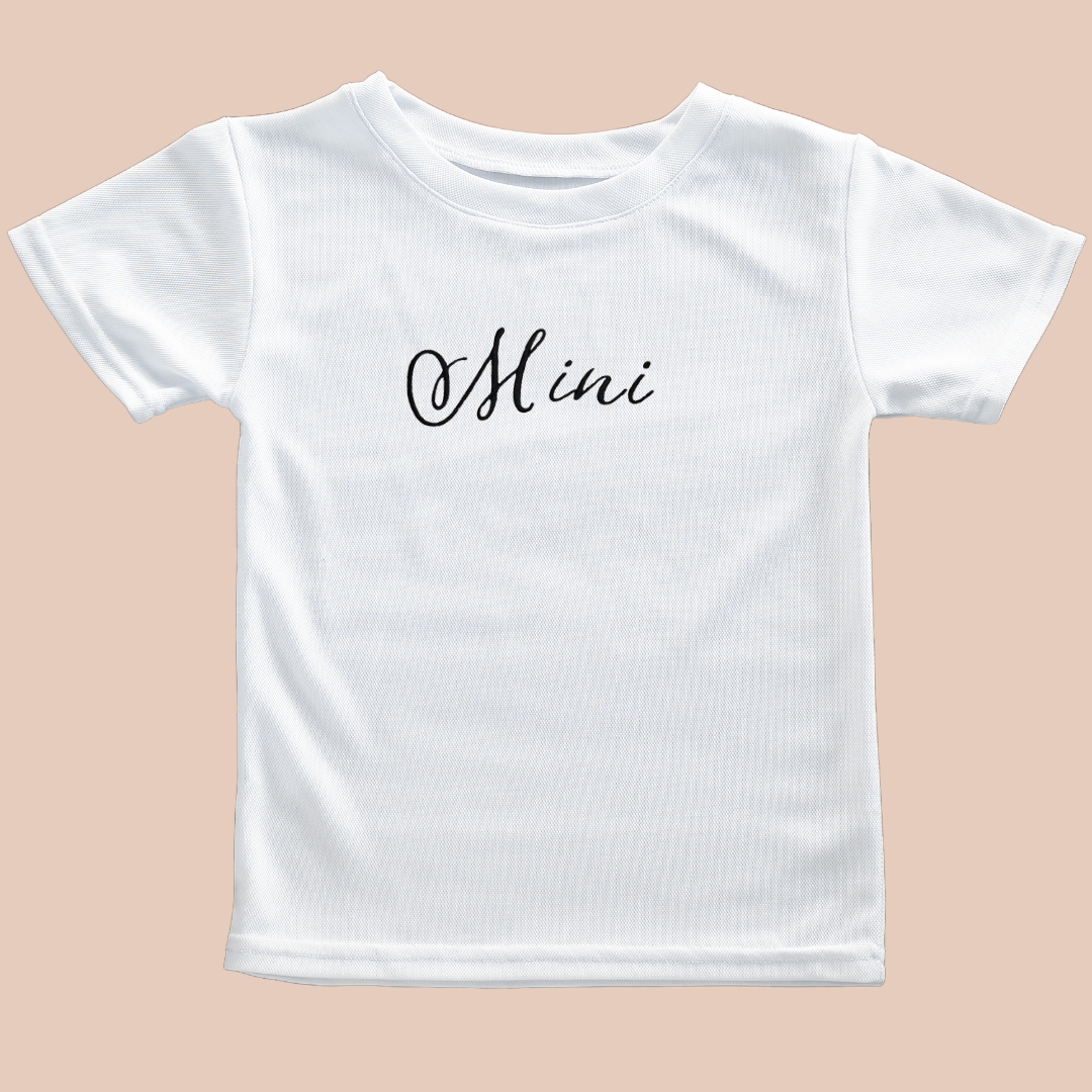Mini - Child Embroidered T Shirt
