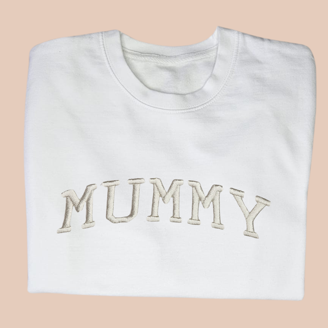 Mummy - Adult Embroidered Sweater or Hoodie