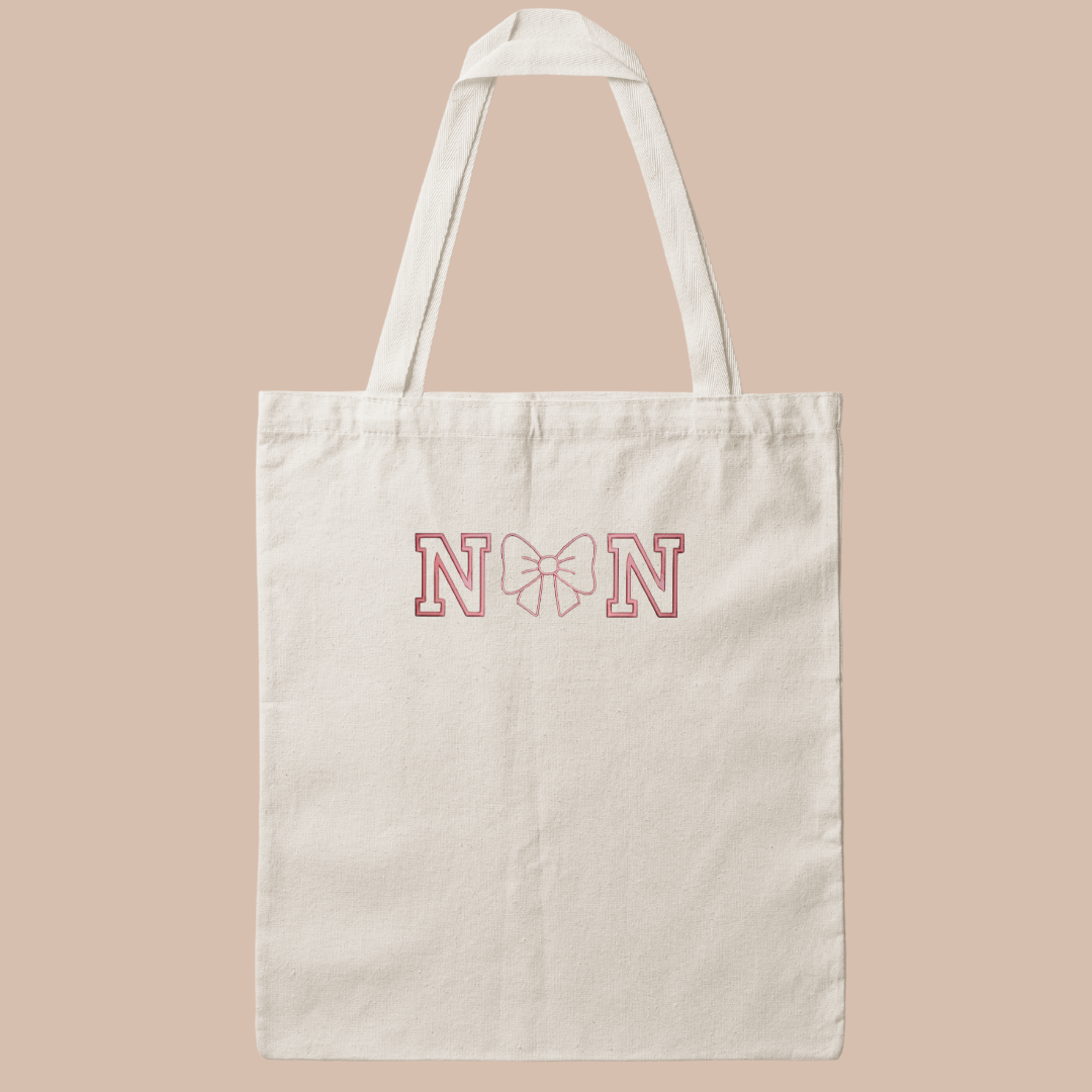 Mum or Nan Bow - Standard Tote Bag
