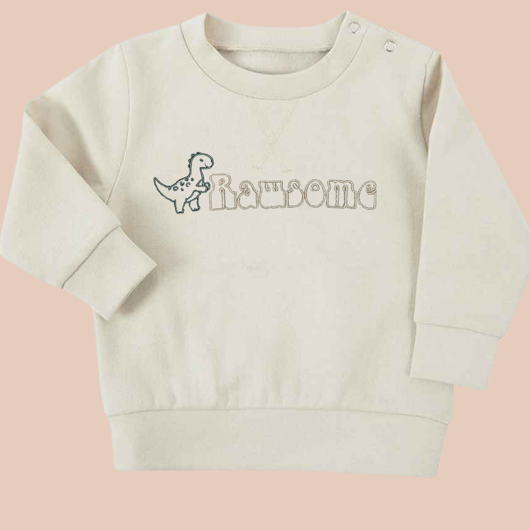 Rawsome - Infant Embroidered Sweater or Hoodie