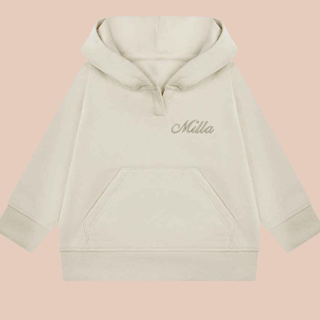 Small Name (Script) - Infant Personalised Embroidered Sweater or Hoodie