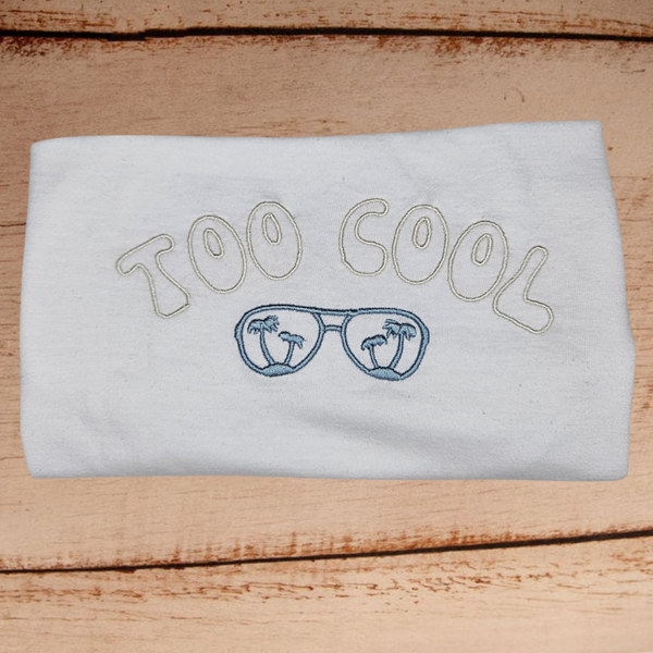Too Cool Shades - Child Embroidered Sweater or Hoodie