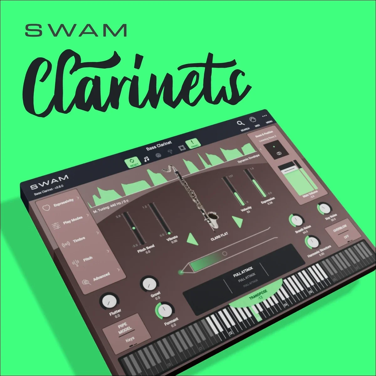 clarinetes audiomodeling swam