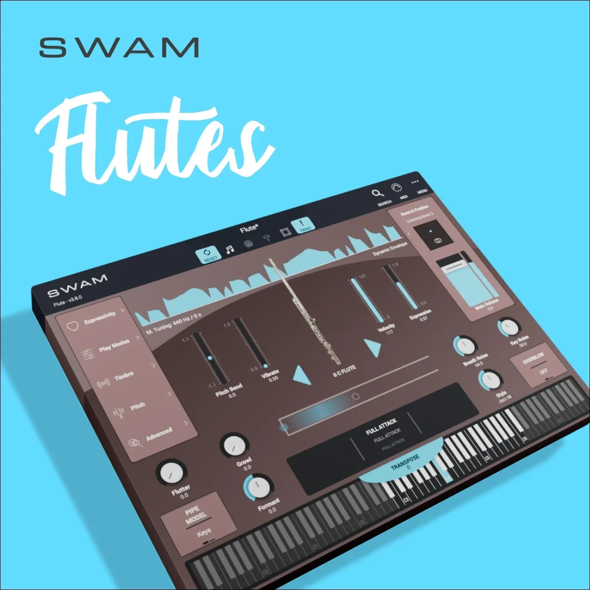 flautas swam audiomodeling