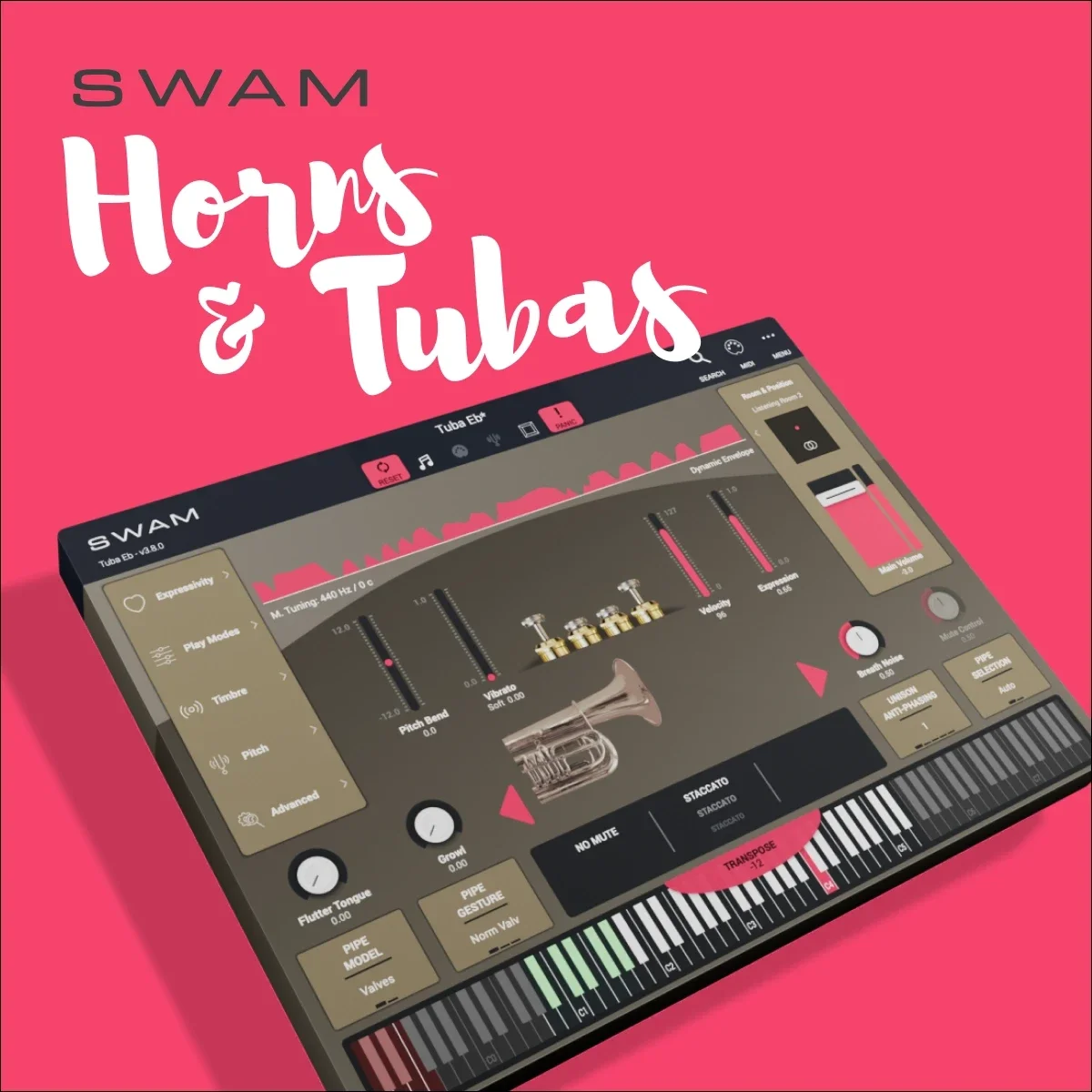 horns & tubas swam