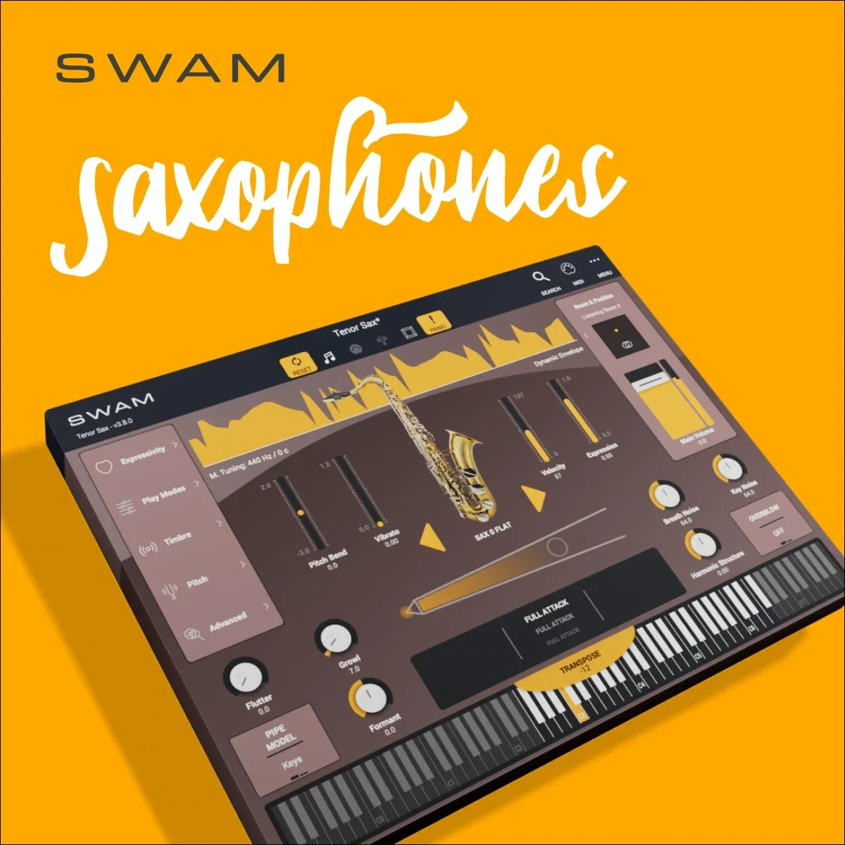 saxophonos audiomodeling swam