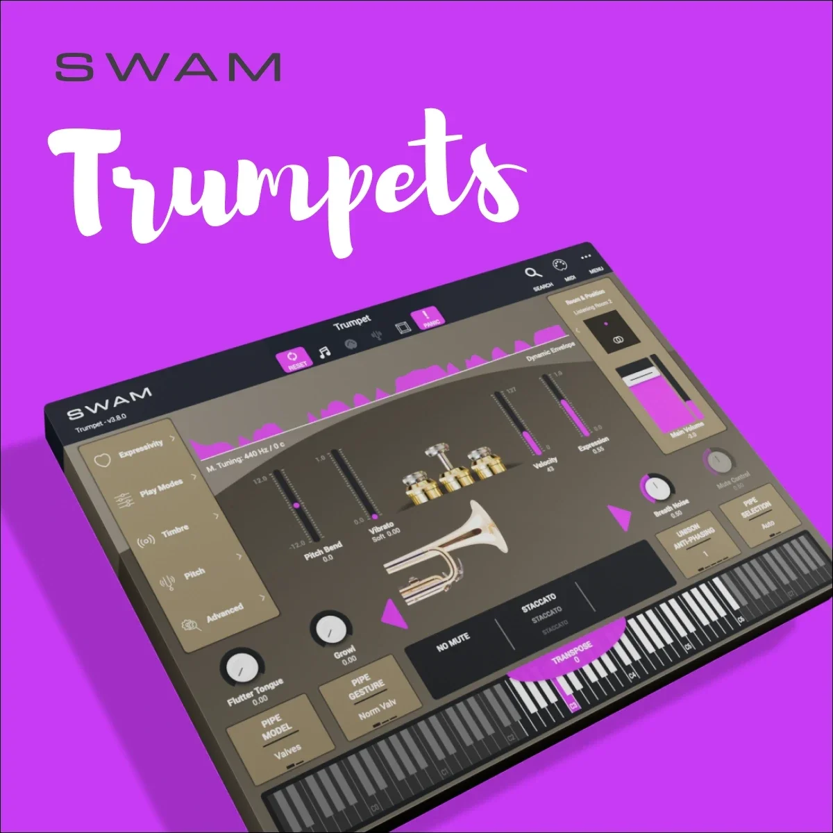 trumpets swam
