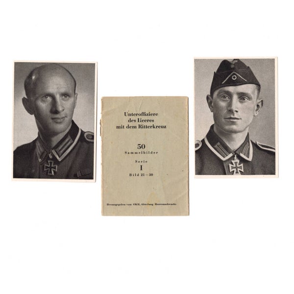 WWII German Knight's Cross Wearer Photograph Set