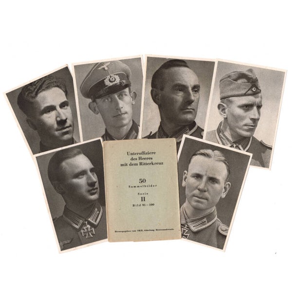 WWII German Knight's Cross Wearer Photograph Set