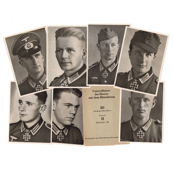 WWII German Knight's Cross Wearer Photograph Set