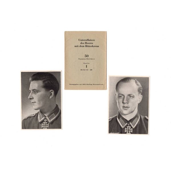 WWII German Knight's Cross Wearer Photograph Set