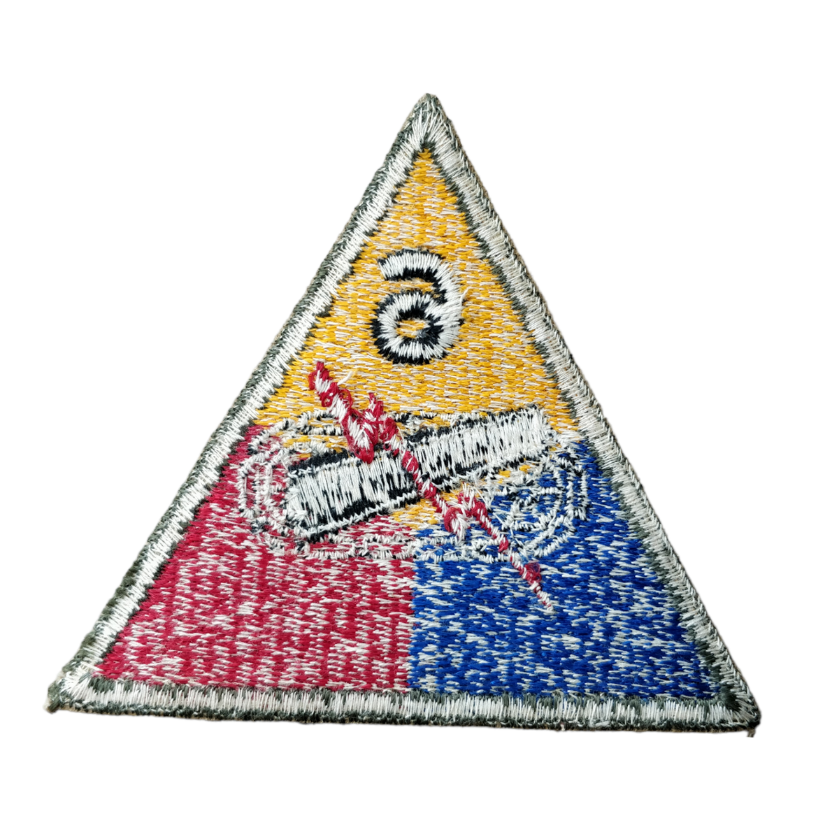 WWII US 6th Armored Division Patch | Clercq Militaria