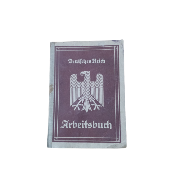 WWII German Arbeitsbuch Sprengstofffabrik Wittenberg