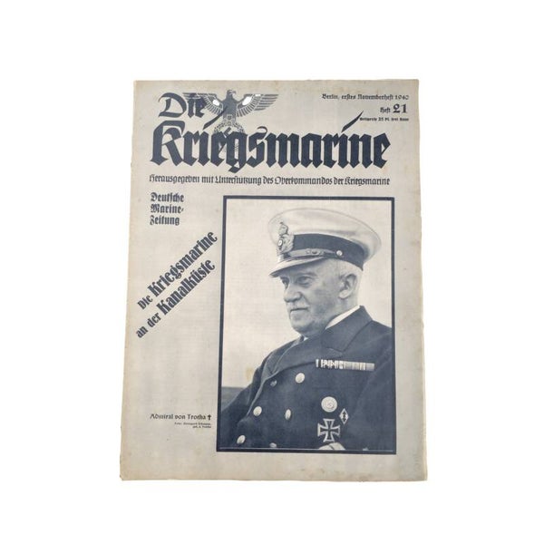 WWII German Die Kriegsmarine Magazine