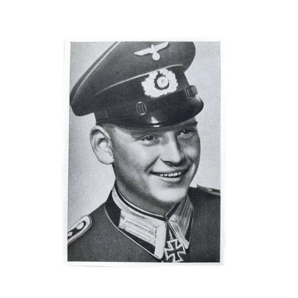 WWII German Knight's Cross Wearer Photograph Karl Lauch