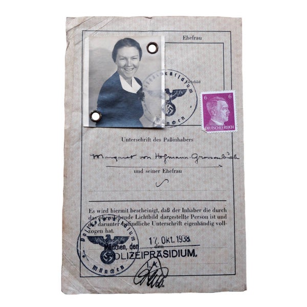 WWII German Reissepass